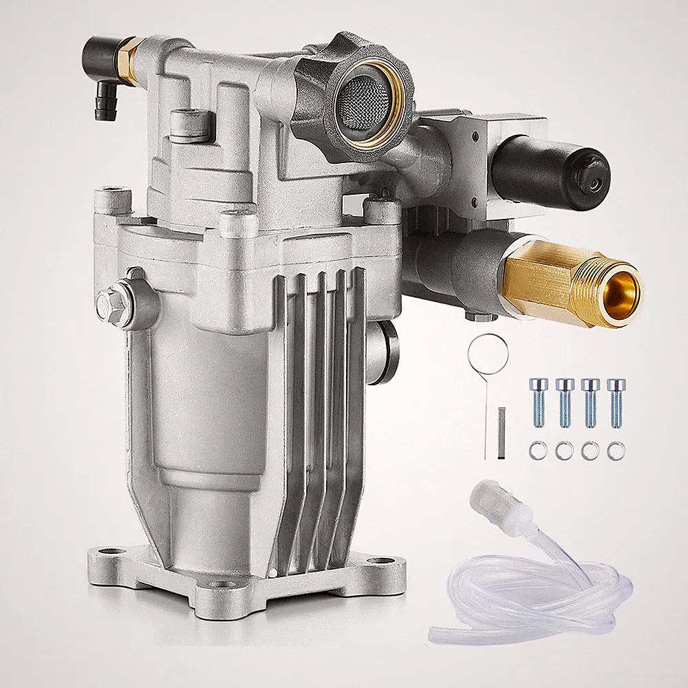 VEVOR Pressure Washer Pump 3/4" Shaft Horizontal 3100 PSI 2.35 GPM Replacement