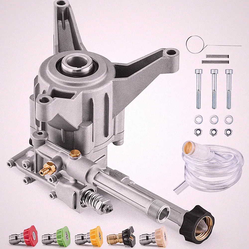 VEVOR Pressure Washer Pump 7/8" Shaft Vertical 3100 PSI 2.5GPM with 5 Nozzles