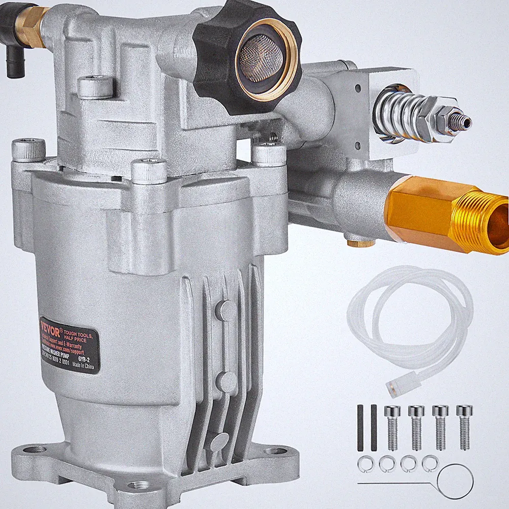 VEVOR Pressure Washer Pump Power Washer Pump 3/4" Horizontal 3400 PSI 2.5 GPM