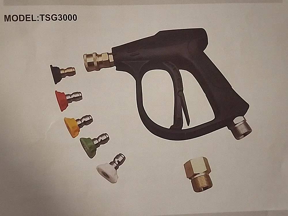 VEVOR Pressure Washer Trigger Spray Gun Model TSG3000 + PC10 Adapter 5000 PSI