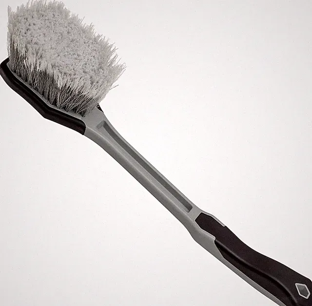 VIKING Car Wash Brush, Wheel and Fender Brush, Long Handle Tire Cleaner for Car
