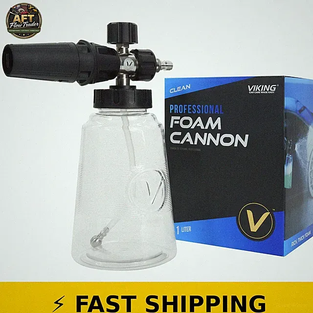 VIKING Foam Cannon for Pressure Washer - 1.1L Adjustable Nozzle