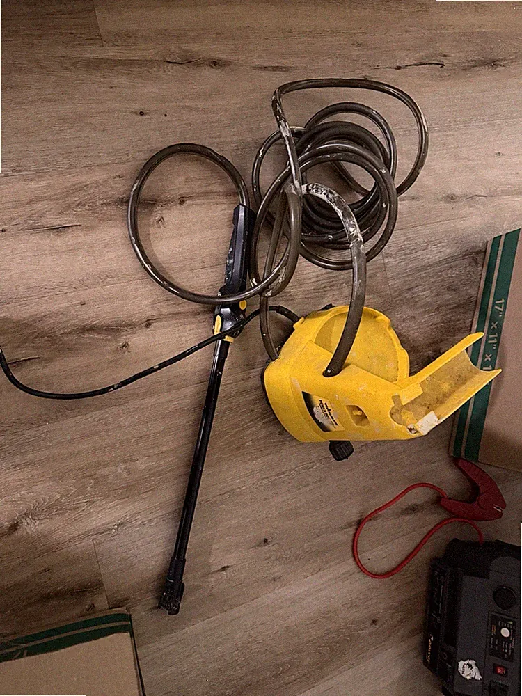 Wagner Power Roller Corded Electric Pressure Washer Yellow/Black Gun & Hose