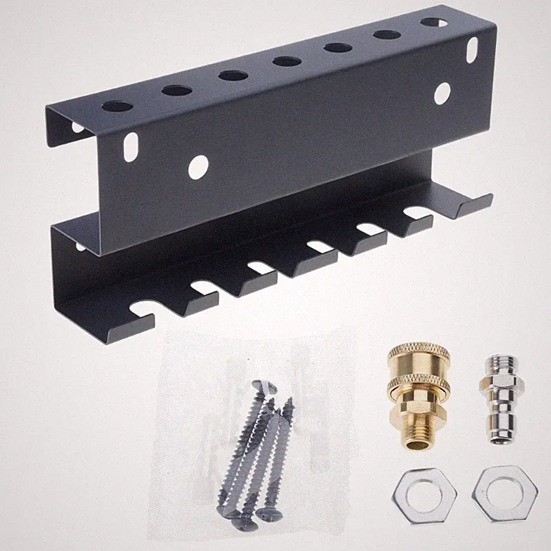 Wall Mount Pressure Washer Organiser For Guns Nozzles Tools Car Wash Accessories