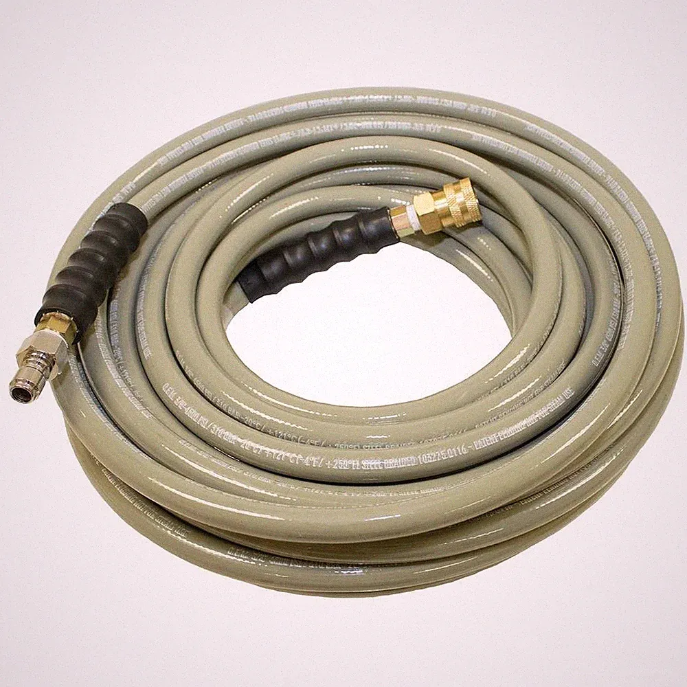 Washer 50ft Hot Water Pressure Hose 4500 PSI 250F Rated 3/8" QC Connect Simpson