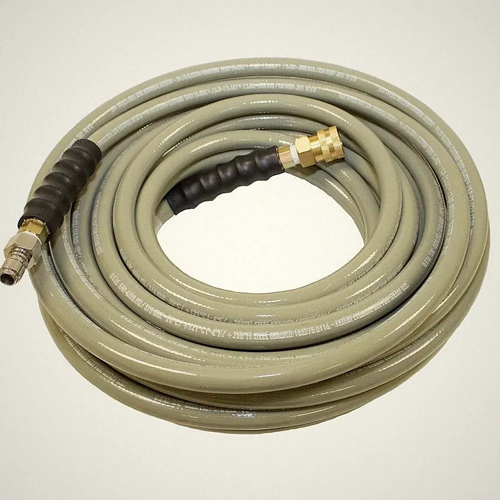 Washer 50ft Hot Water Pressure Hose 4500 PSI 250F Rated 3/8" QC Connect Simpson