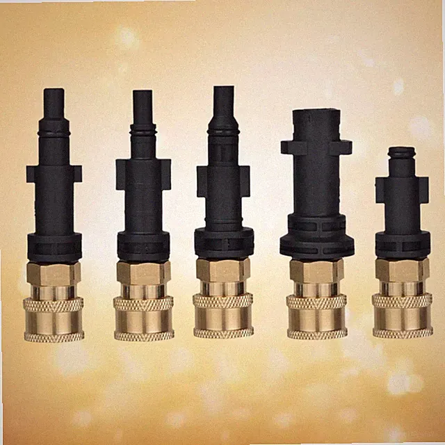 Washer Hose Adapter 1/4 Connector Foam Nozzle Power Washer Fitting Parts