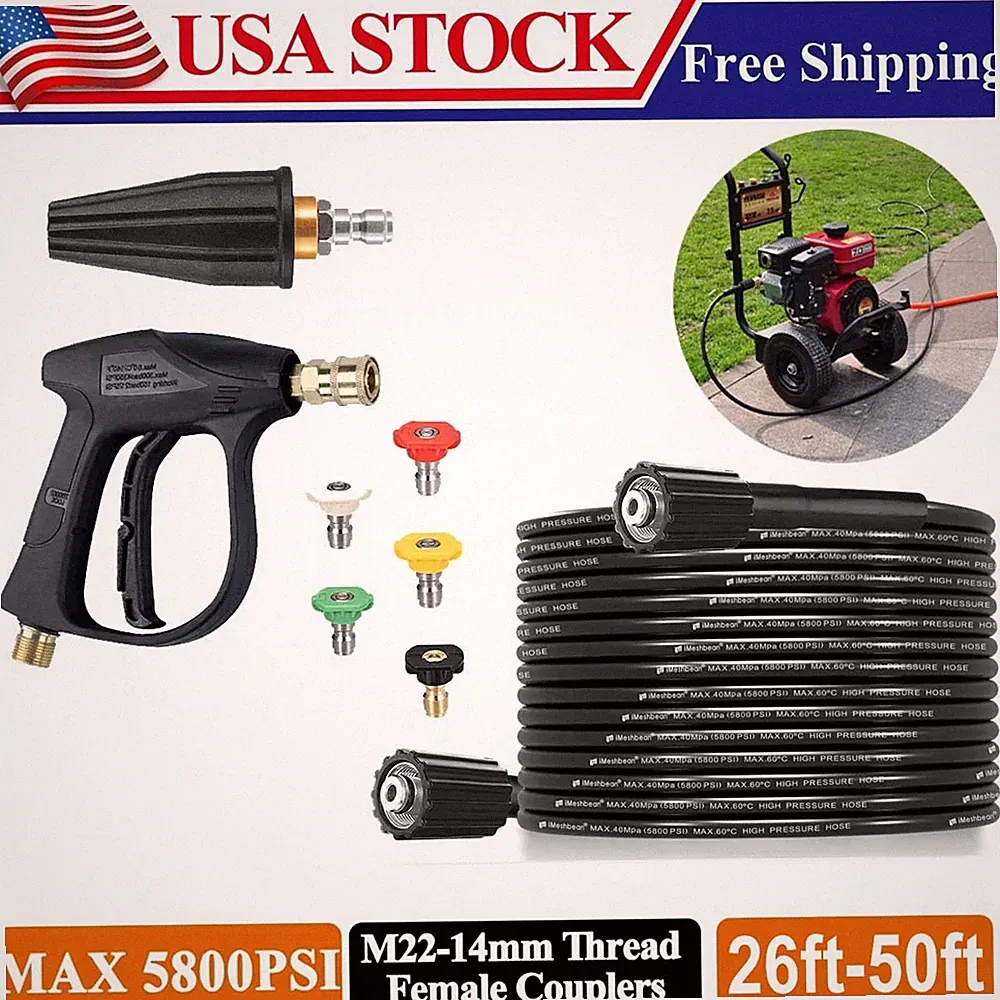 Washer Hose High Pressure Water Cleaning Rubber Pipe for Karcher K2 K3 K4 K5