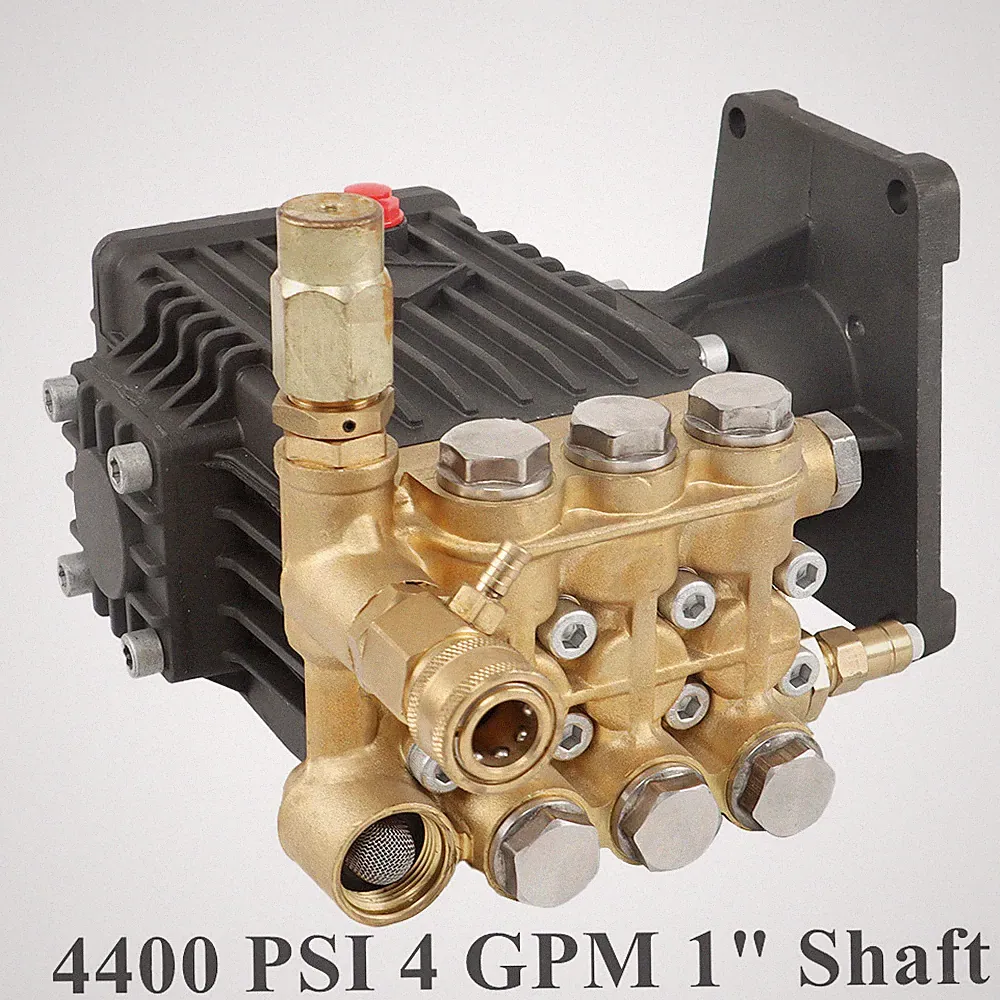 Washer Pump 1" Shaft 4 GPM Pressure Washer Pump Power Horizontal 4400 PSI