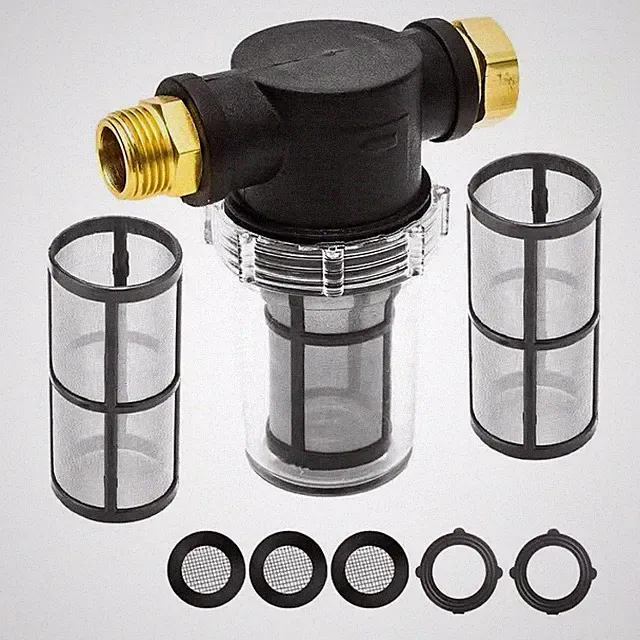 Water Filter for Washing Machine Hose Filling Pool Garden Inline