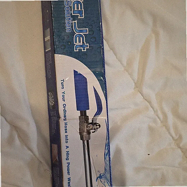 Water Jet Cleaning Solution Cold Water High Pressure Washer, Blue/White