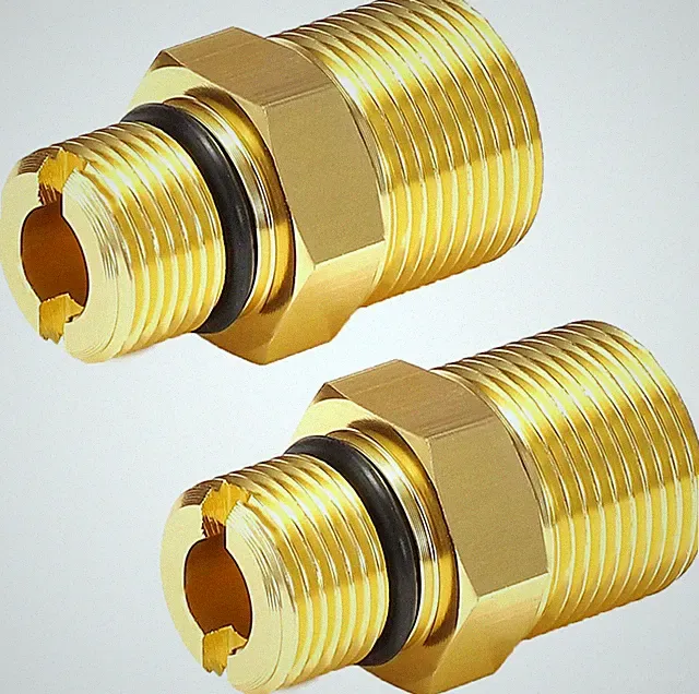 Water Outlet Fitting for Gas Powered Pressure Washer Pumps, M22 Male to 3/8" Mal