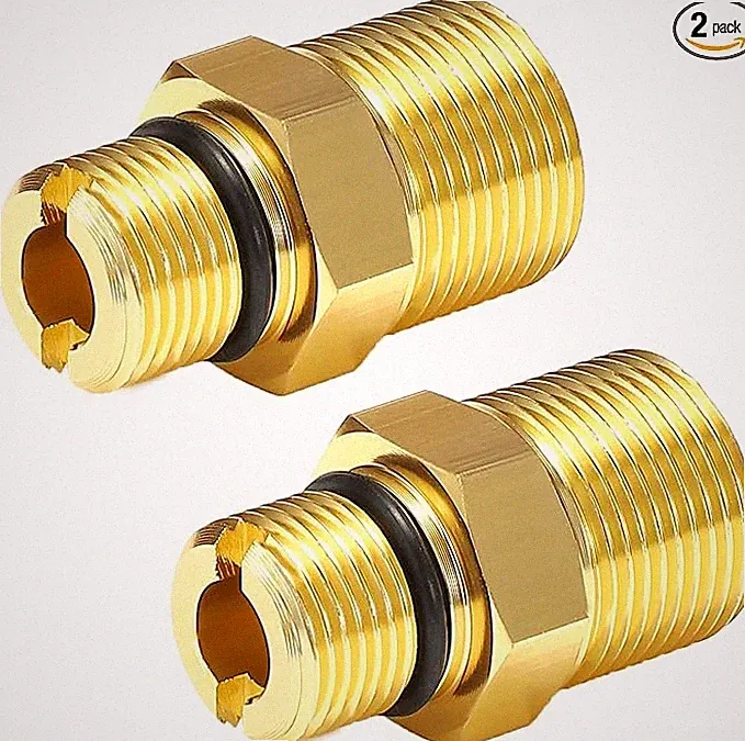 Water Outlet Fitting for Pressure Washer Pumps, M22 to 3/8" Male