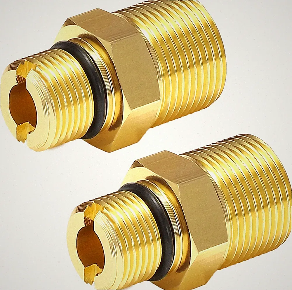 Water Outlet Fitting for Pressure Washer Pumps, M22 to 3/8" Male | Replacement f
