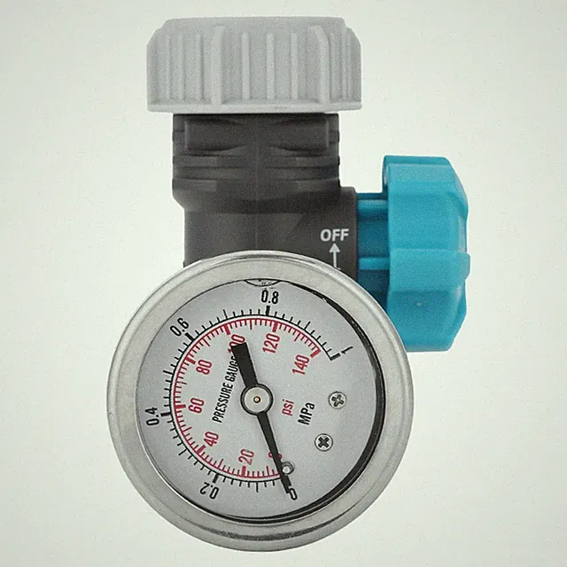 Water Pressure Regulator, Adjustable Water Hose Pressure Regulator with Press...