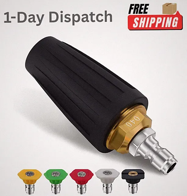 Weslymoo 5-in-1 Spray Nozzle 4000 PSI Turbo 1/4"