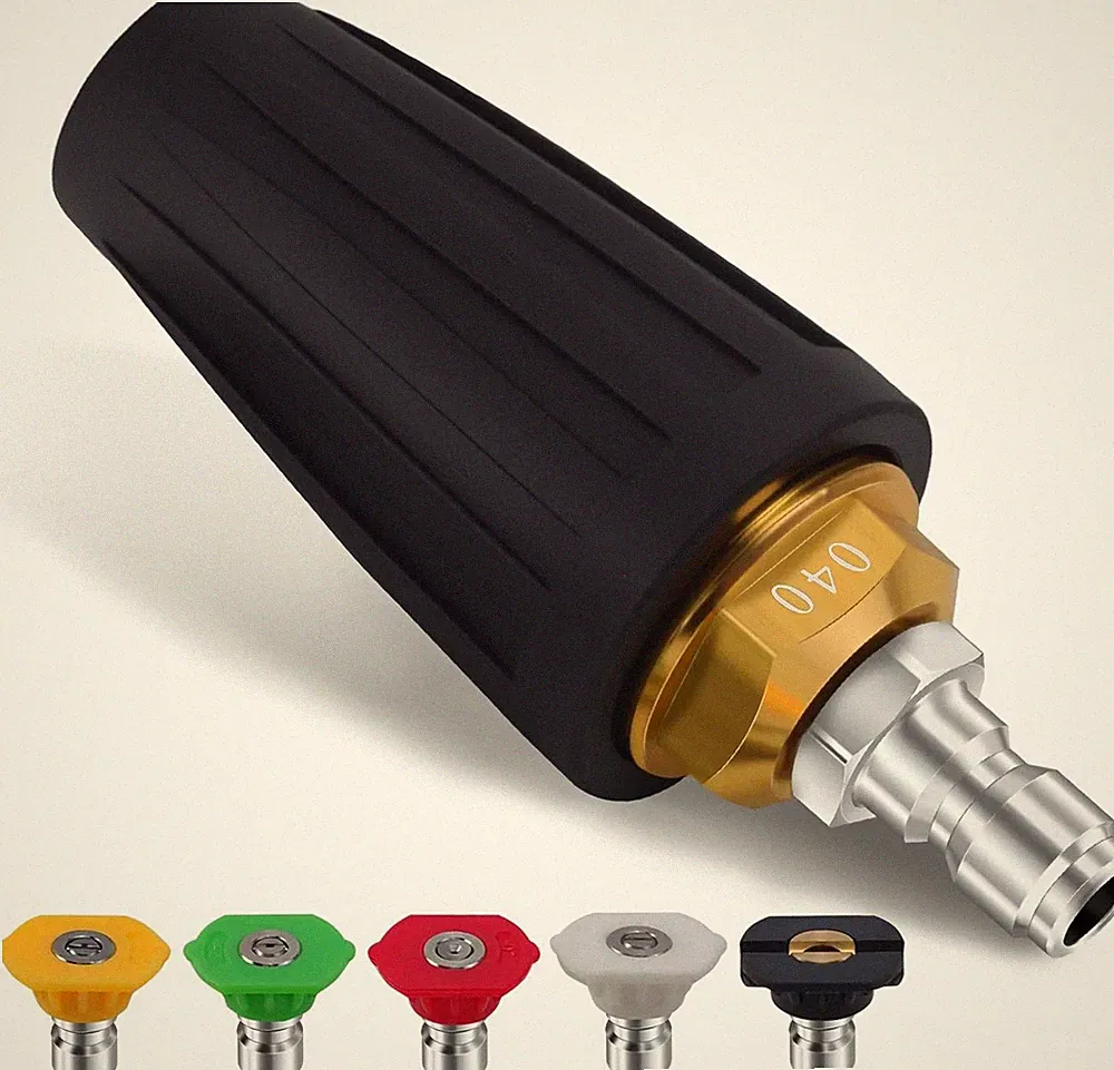 Weslymoo Pressure Washer Spray Nozzle, Power Washer Tips 4000 PSI Max Rotating w