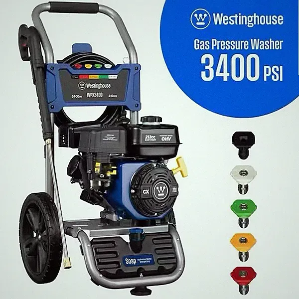 Westinghouse 3400 PSI 2.6 GPM Gas Pressure Washer Dallas Pick Up Only