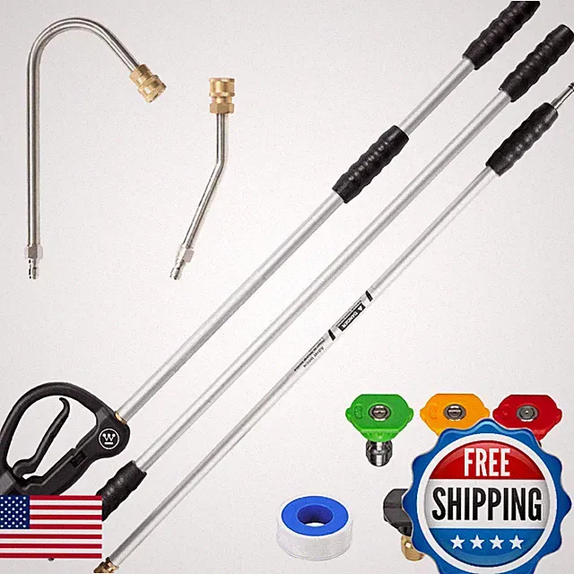 Westinghouse 9ft Pressure Washer Extension Wand - Gas/Electric, 4000 PSI