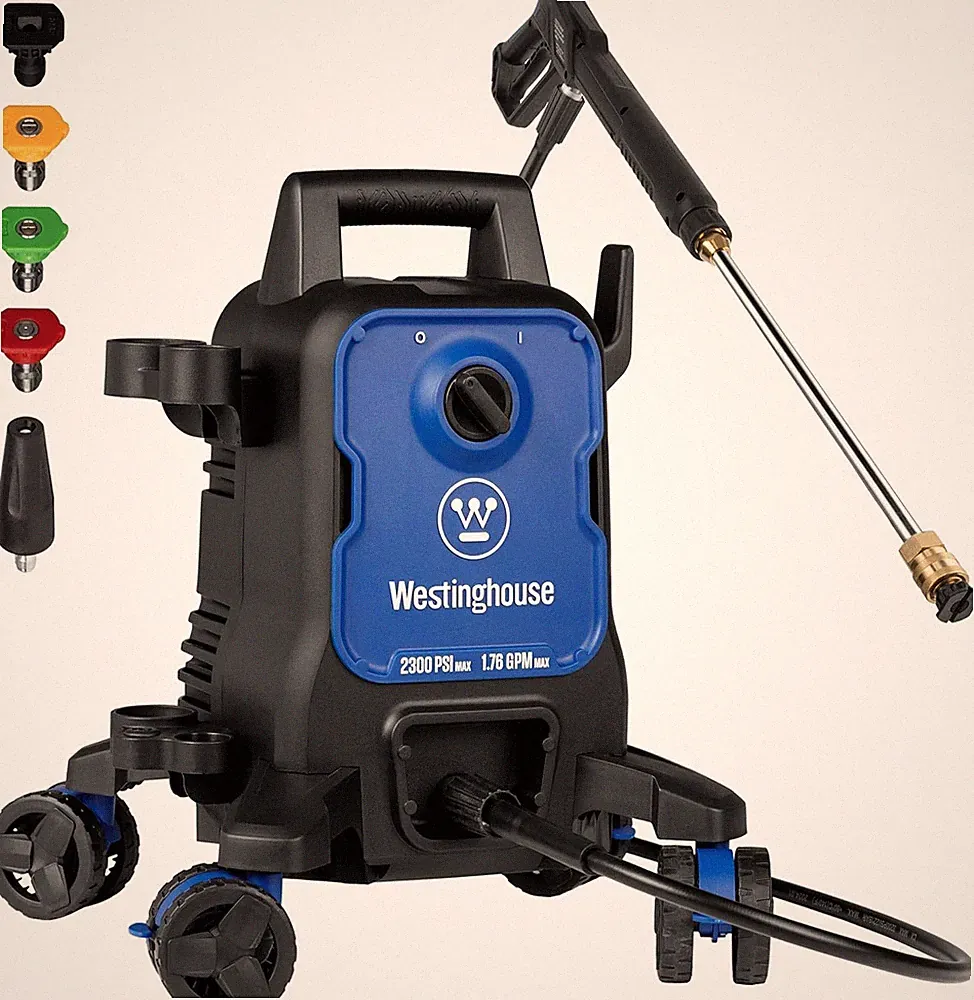 Westinghouse ePX3100 Electric Pressure Washer, 2300 Max PSI 1.76 Max GPM,Black
