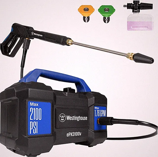 Westinghouse ePX3100v Electric Pressure Washer, 2100 Max PSI 1.76 Max GPM, Built