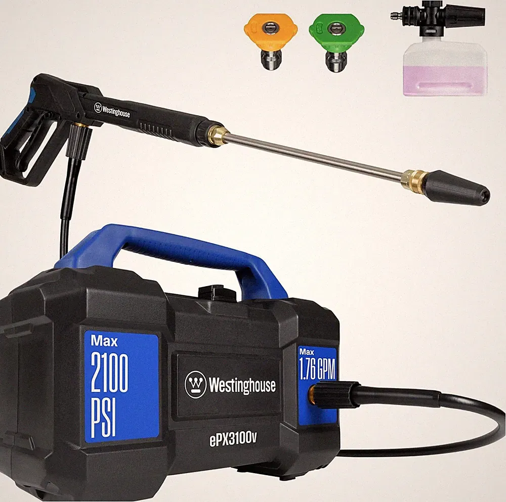 Westinghouse ePX3100v Electric Pressure Washer 2100 PSI 1.76 GPM with Foam Canno