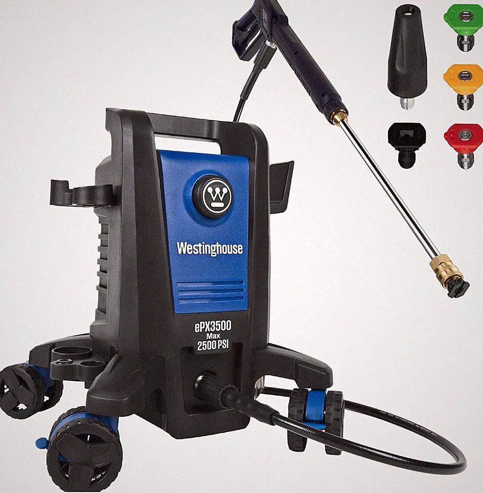 Westinghouse Epx3500 Electric Pressure Washer, 2500 Max PSI 1.76 Max GPM with An