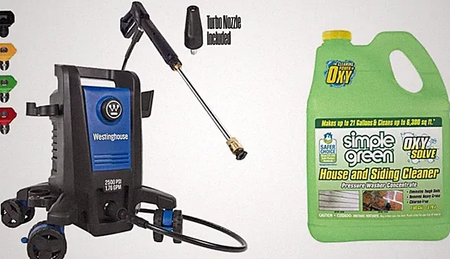 Westinghouse Epx3500 Electric Pressure Washer & Oxy Solve Cleaner Bundle