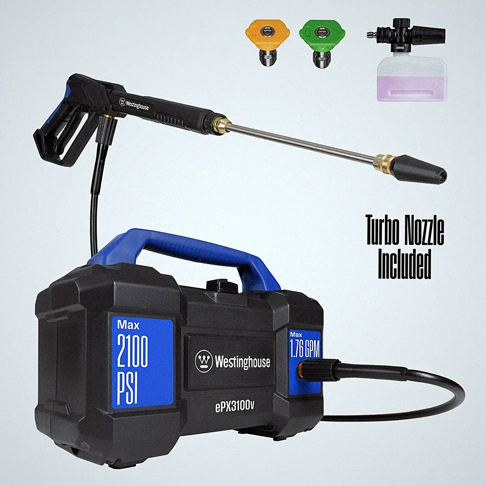 Westinghouse Open Box 2100 Max PSI, 1.76 Max GPM Electric Pressure Washer
