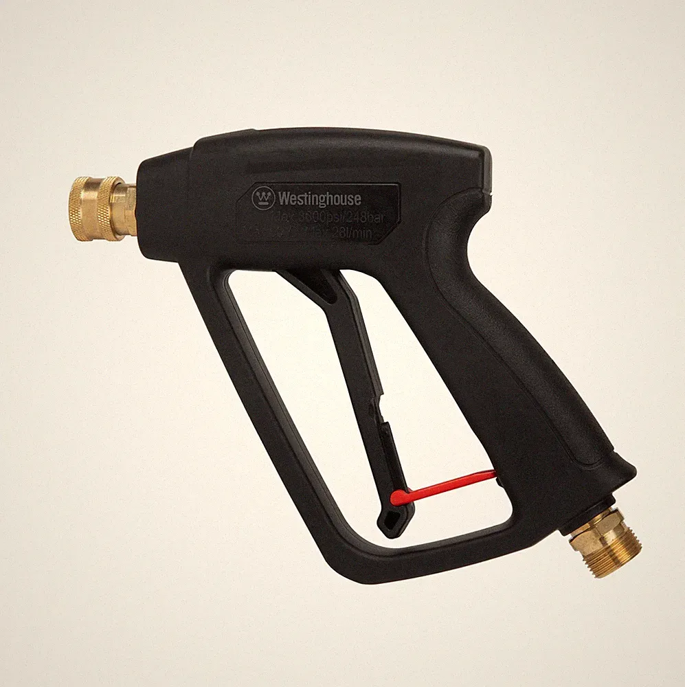 Westinghouse Short Pressure Washer Gun - 3600 Max PSI, M22 Gun, Black