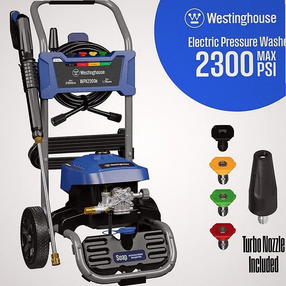 Westinghouse WPX2300e Max 2300-PSI 1.76-GPM Cold Water Electric Pressure washer