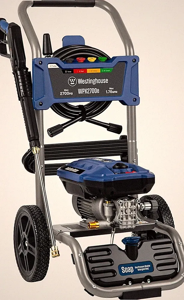 Westinghouse WPX2700e Electric Pressure Washer, 2700 PSI and 1.76 Max GPM, Induc