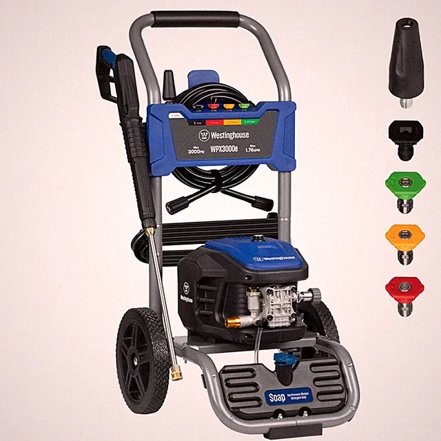 Westinghouse WPX3000e Electric Pressure Washer, 3000 Max PSI and 1.76 Max GPM...