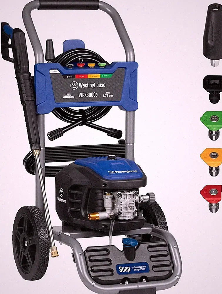 Westinghouse WPX3000e Electric Pressure Washer 3000 PSI 1.76 GPM Induction