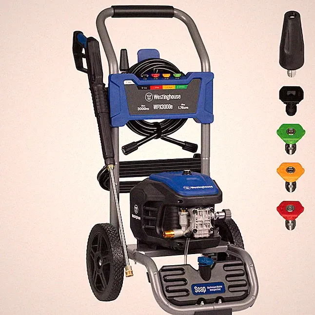 Westinghouse WPX3000e Max 3000-PSI 1.76-GPM Cold Water Electric Pressure washer