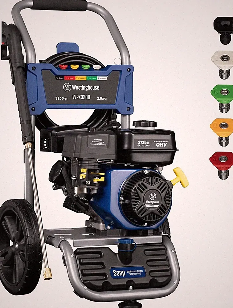 Westinghouse WPX3200 Gas Pressure Washer, 3200 PSI and 2.5 Max Blue/Black