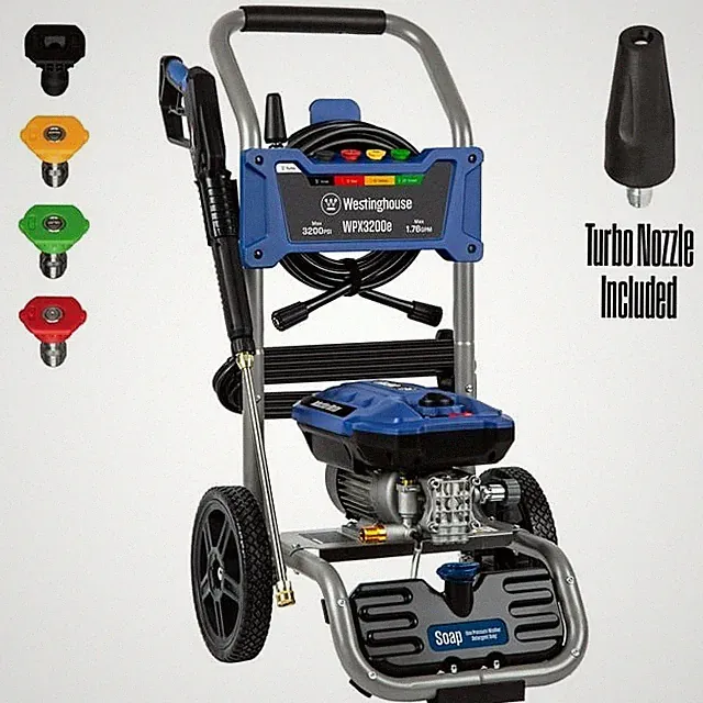Westinghouse WPX3200e 3200-PSI 1.76-GPM Electric Pressure Washer with 5 Nozzles