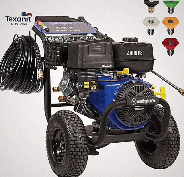 Westinghouse WPX4400 Gas Pressure Washer, 4400 PSI and 4.2 GPM, Spray Gun and Wa