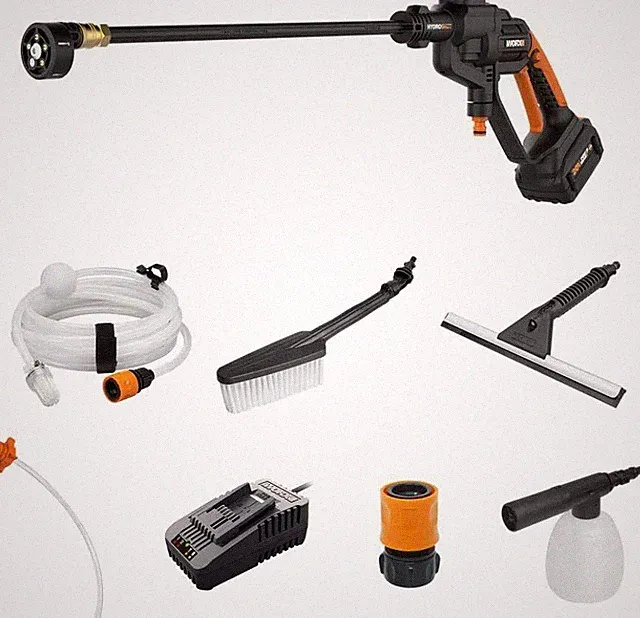 WG620.1 Worx 20V Max Lithium Hydroshot Cordless Portable Power Cleaner Kit CR