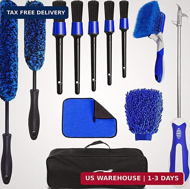 Wheel Cleaning Detailing Cleaning Brush Kit