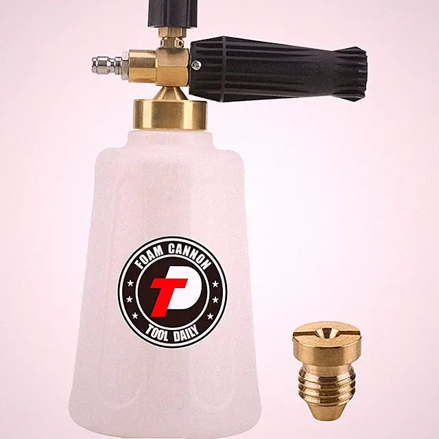 White Foam Cannon for Car Wash, 1.1mm Nozzle