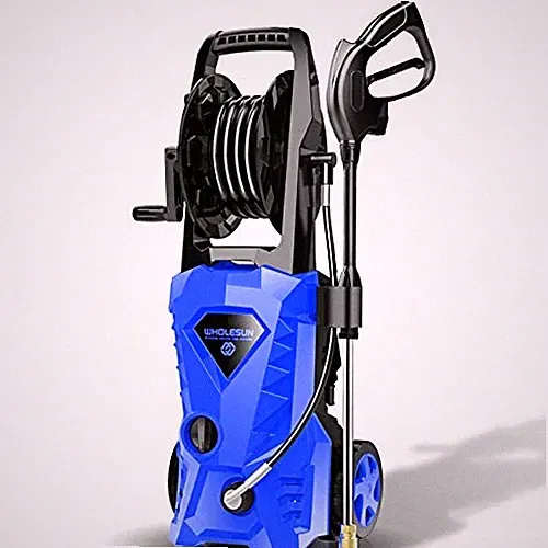 WHOLESUN 3000PSI Electric Pressure Washer 2.4GPM Washer 1600W (Blue) - Renewed