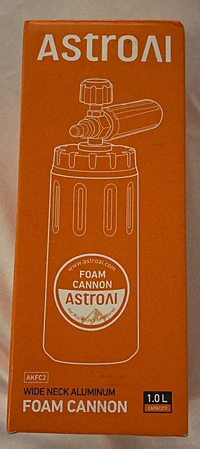 Wide Neck Foam Cannon, with 1/4In Quick Connector Plug to Pressure Washer AKFC2