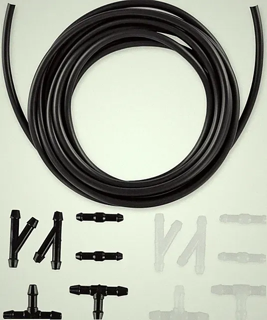 Windshield Washer Hose Kit, 4 Meter Washer Fluid Hose & 12 Pcs Hose Connectors..