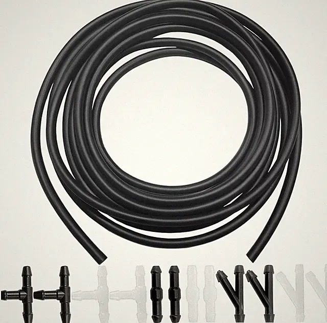 Windshield Washer Hose Kit, 4 Meter Washer Fluid Hose & 12 Pcs Hose Connectors..