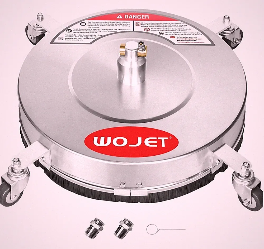 WOJET 16" 4500PSI Stainless Steel Pressure Washer Surface Cleaner