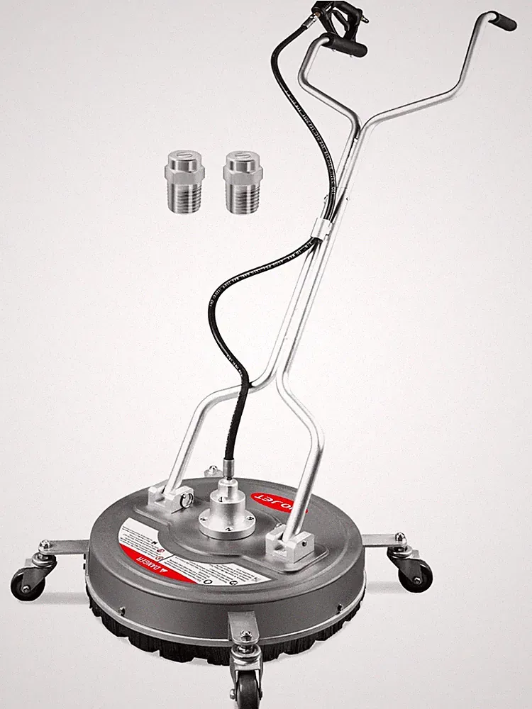 WOJET 18” Pressure Washer Surface Cleaner with 4 Wheels & Dual 18 inch, Gray