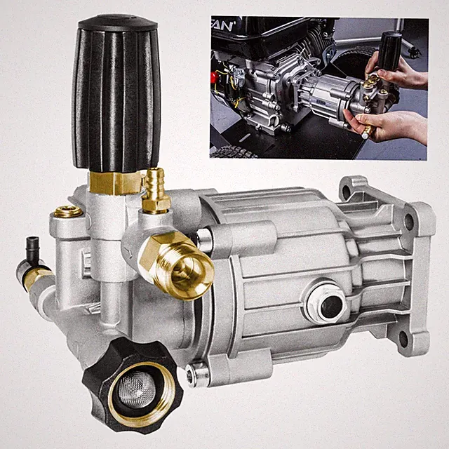 WOJET PA3023 Pressure Washer Pump 3/4" Shaft 3400PSI 2.5GPM for Dewalt Simpson