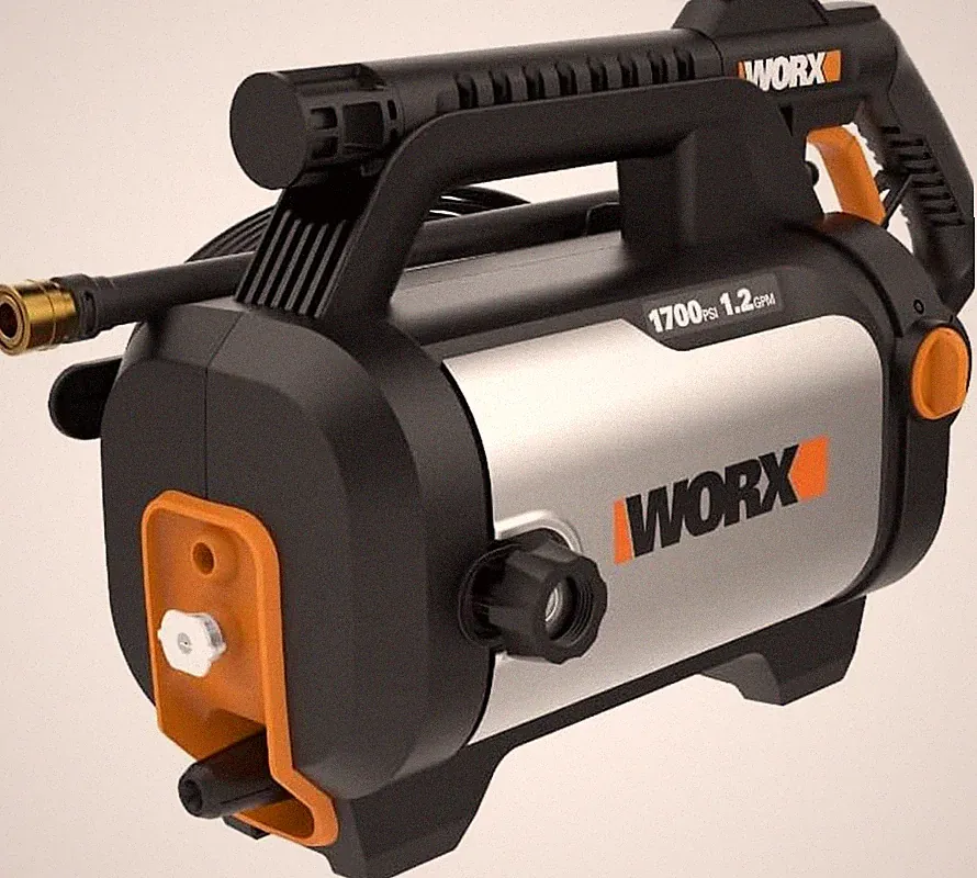 Worx 13 Amp Electric Pressure Washer Max 1870 PSI Max 1.4 GPM WG602