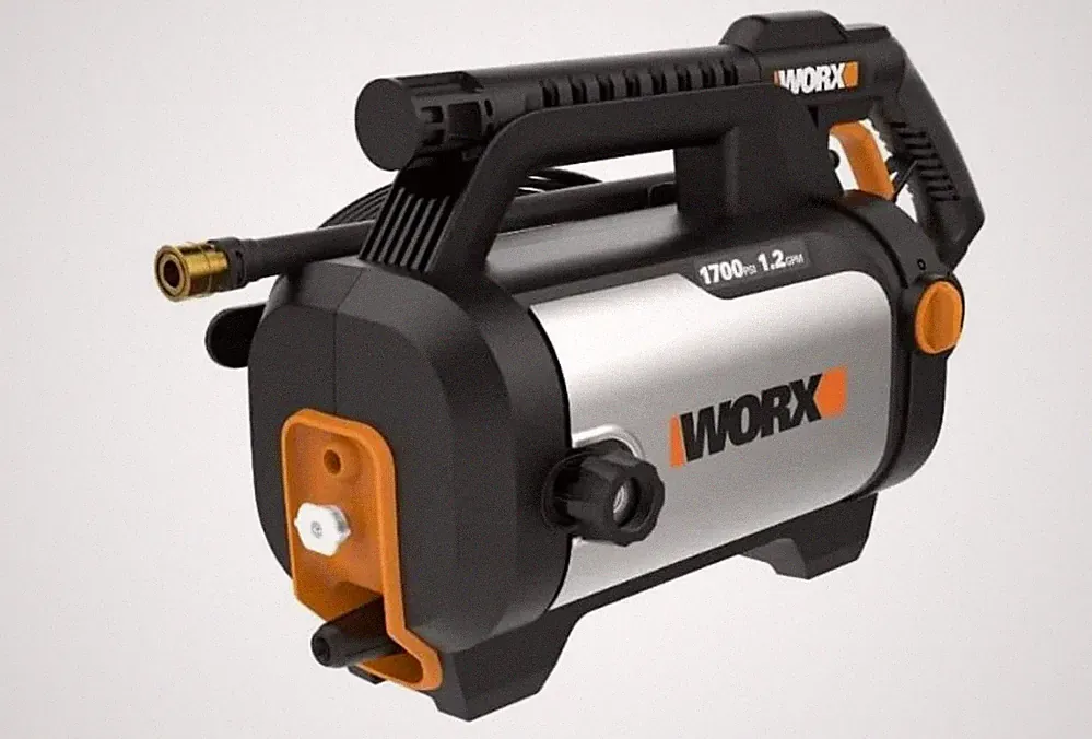 Worx 1700 Psi 1.2 Gpm Electric Cold Water Pressure Washer With 2 Spray Nozzles